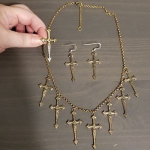 Custom Spell and the Gypsy Collective Warrior Girl Necklace, Sharing, DO NOT BUY